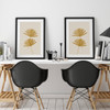 'Sun Palm II and III' Abstract Leaf Art Prints from The Printed Home (Printable)