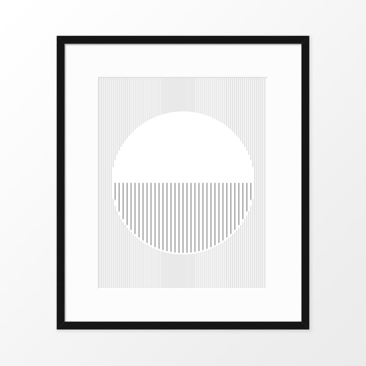 'Moon' Abstract Line Art Print from The Printed Home (Printable)