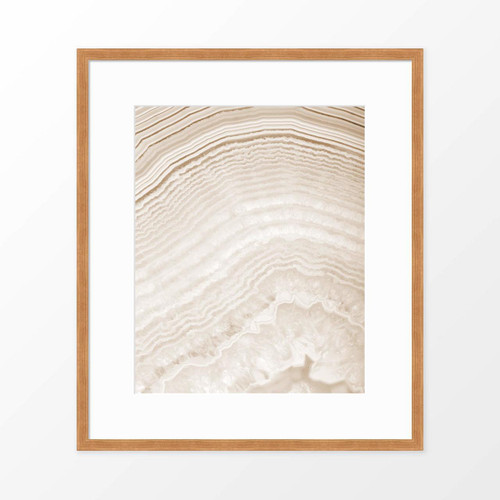 'Agate II' Geode Photography Poster from The Printed Home