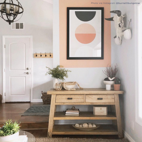 'Luna' Geometric Digital Art Print from The Printed Home, styled by Janelle @burnettebungalow