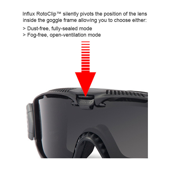 ESS Influx AVS Goggle, Black - Tactical Solutions NZ