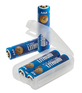 ASP AAA Lithium Battery 4 Pack + Link Case ASP AAA Lithium Battery 4 Pack + Link Case