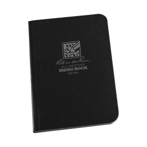 RITR Tactical Field Flex Memo Book 3.5" x 5" Black RITR Tactical Field Flex Memo Book 3.5" x 5" Black