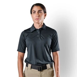 Tru-Spec Women's S/S Performance Polo, Charcoal Grey