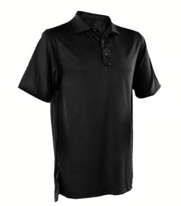 Tru-Spec Men's S/S Performance Polo, Black Tru-Spec Men's S/S Performance Polo, Black