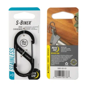 Nite Ize S-Biner Dual Carabiner S/S #3 - Black