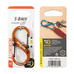 Nite Ize S-Biner SlideLock Aluminium #3 - Orange