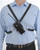 Peter Jones Klick Fast Centre Chest Harness SSHLDER4KF - front in use left Peter Jones Klick Fast Centre Chest Harness SSHLDER4KF - front in use left