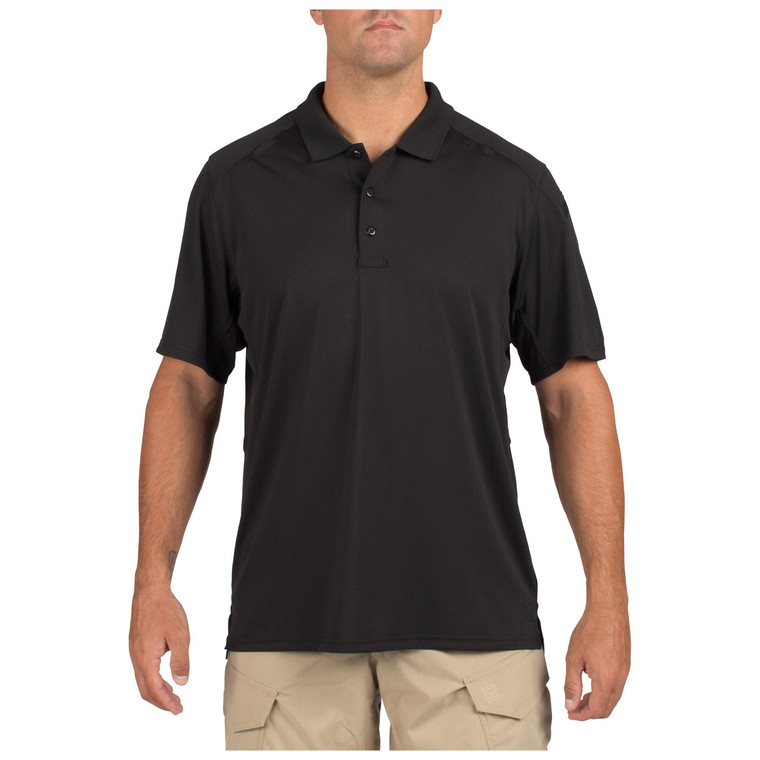 5.11 Helios Short Sleeve Polo Shirt Black
