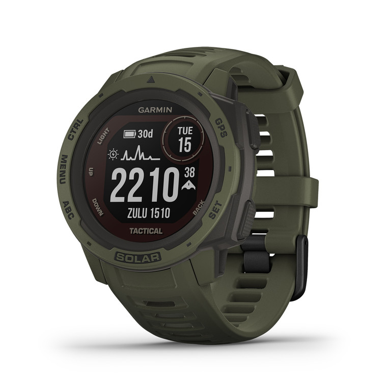 Garmin Instinct Solar Tactical, Moss (GAR-010-02293-14)