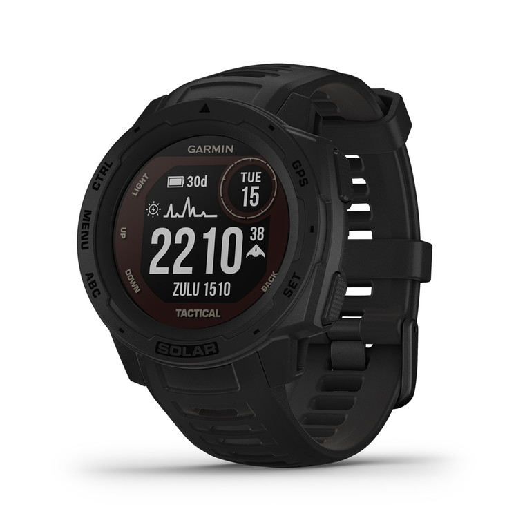 Garmin Instinct Solar Tactical, Black (GAR-010-02293-13)