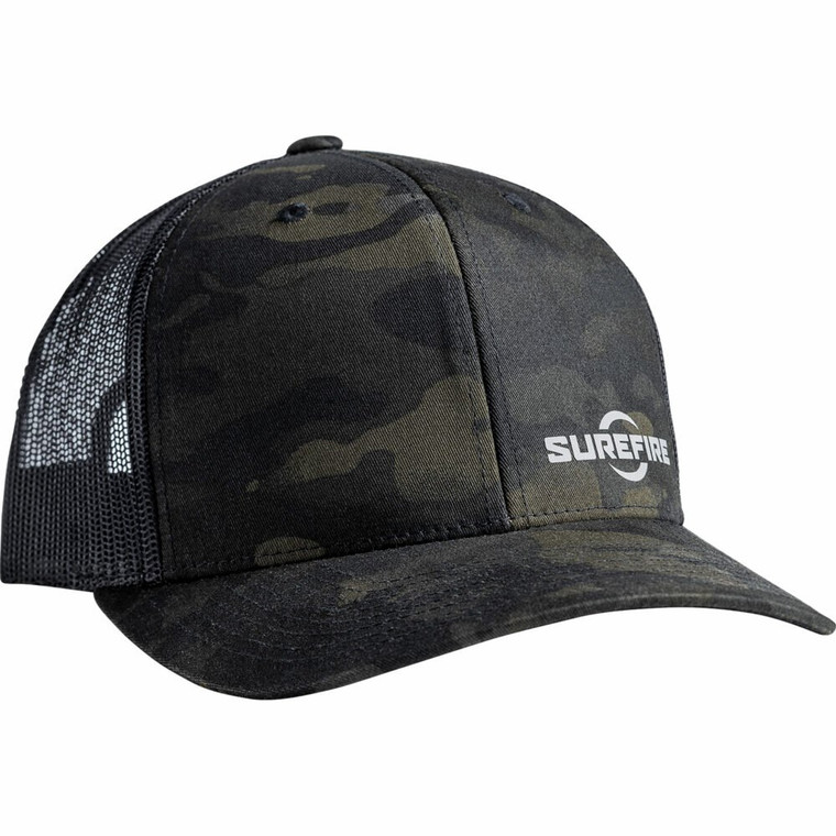 Surefire Multicam Trucker Hat, Multicam Black (SF-HAT-MCB-SFL)