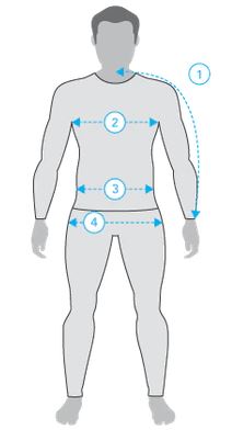 Arceteryx Sizing Chart