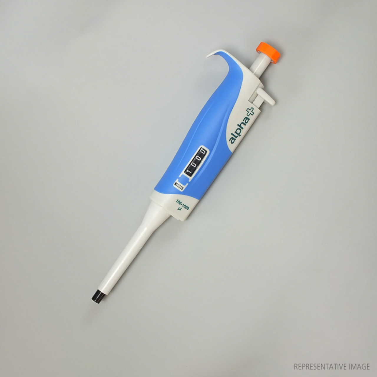 Alpha+ single channel 500 to 5000µl variable volume pipette