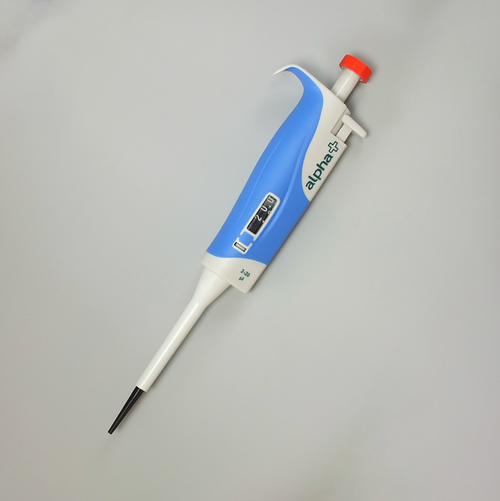 Alpha+ single channel 2 to 20µl variable volume pipette