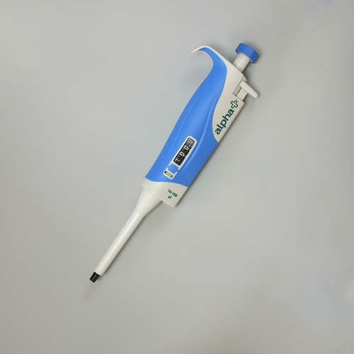 Alpha+ single channel 10 to 100µl variable volume pipette