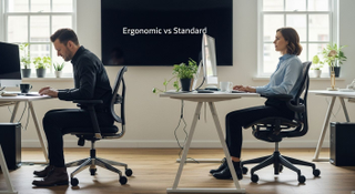 Understanding the Difference Ergonomic vs Standard Chair Understanding the Difference Ergonomic vs Standard Chair