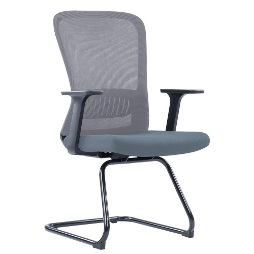 C4003B Grey Mesh with Black Frame Visitor Office Chair