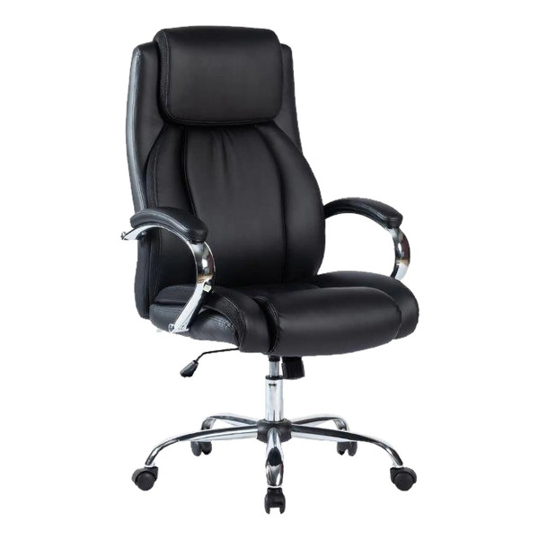 Chrome High-back Office Chair