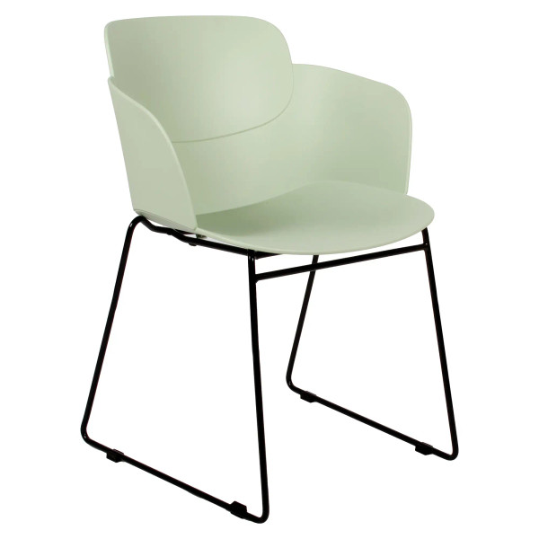 Lotus Sleigh Base Restaurant Chair