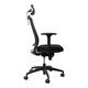 Bolt High-Back Office Chair CEC-HCH-BOL, black ergonomic office chair with adjustable armrests and  five-star caster base