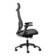 Vera Mesh High-Back Office Chair with Headrest, ergonomic design, adjustable armrests, and breathable mesh backrest for comfort and support in office work.