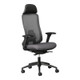 Vera Mesh High-Back Office Chair with Headrest, ergonomic office chair with adjustable armrests and a high mesh back for support and comfort.