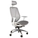Crystal Mesh High-Back Office Chair CEC-HCH-CRY, ergonomic office chair with a mesh high-back design, adjustable headrest, armrests, and a chrome base with caster wheels for mobility.