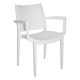 Wanda Heavy Duty Restaurant Chair CEC-RES-WAN, white durable restaurant chair for commercial dining spaces.