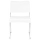 Casual Café Chair RAC-1191837-1, modern white café chair with metal legs and a sleek, minimalist design.