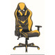 Bumblebee Gaming Chair TOC-GCH-CH7300, yellow and black ergonomic gaming chair with adjustable armrests and lumbar support, designed for comfort during long gaming sessions.
