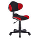 Happy Operator Chair TOC-OCH-CH8602, ergonomic office chair with black and red mesh fabric, adjustable height, and caster wheels for comfortable seating and mobility.