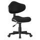 Happy Operator Chair TOC-OCH-CH8602, ergonomic black office chair with adjustable height and swivel base with casters for comfortable seating.