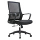 Lucio Medium-Back Chair, ergonomic office chair with mesh backrest and cushioned seat, adjustable height and five wheel base for mobility.