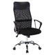 IC3 High-Back Chair TOC-HCH-CH8200, ergonomic black office chair with mesh backrest, adjustable height, and chrome base with caster wheels.