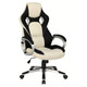 Frost Gaming Chair TOC-GCH-CH7900, ergonomic office gaming chair with beige and black upholstery, adjustable armrests, and a sturdy base with caster wheels.