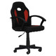 Victorio Junior Gaming Chair TOC-GCH-CH8400, black and red ergonomic office chair with adjustable height, armrests, and caster wheels for gaming and office use.