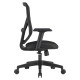 Pluto Mesh Medium Back Office Chair (Side)