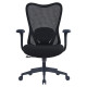 C4023A Black Mesh with Black Nylon Frame Medium-Back Office Chair