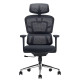 C4024 Black Mesh with Chrome Frame High-Back Office Chair