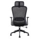 C4002 Black Mesh with Black Nylon Frame High-Back Office Chair