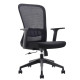 C4002A Black Mesh with Black Nylon Frame Medium-Back Office Chair
