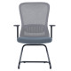 C4003B Grey Mesh with Black Frame Visitor Office Chair