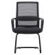 C4007 Black Mesh with Aluminium Frame High-Back Office Chair