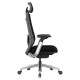C4009 Black Mesh with Chrome Frame High-Back Office Chair
