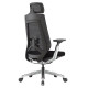 C4009 Black Mesh with Chrome Frame High-Back Office Chair
