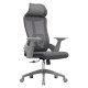C4013 Grey Mesh with Grey Frame High-Back Office Chair