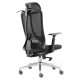 C4016 Black Mesh with Black Nylon Frame High-Back Office Chair