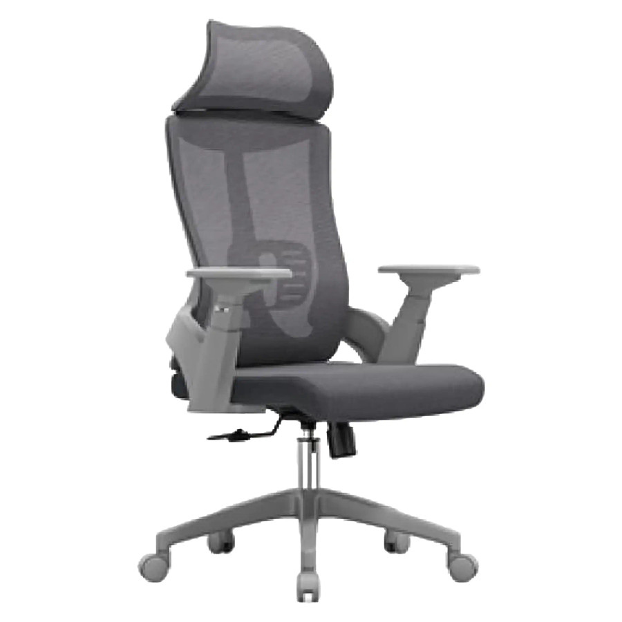 C4013 Grey Mesh with Grey Frame High-Back Office Chair