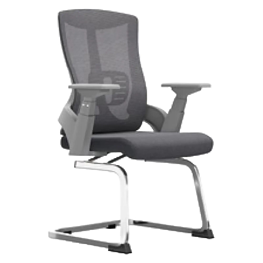 C4013B Grey Mesh with Grey Frame Visitor Office Chair